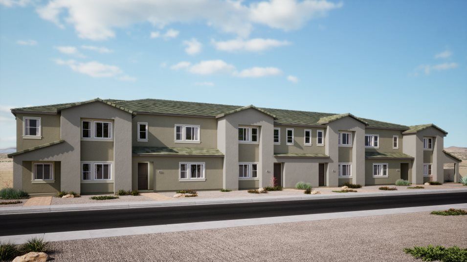 Elevation A - 6 Plex Exterior A