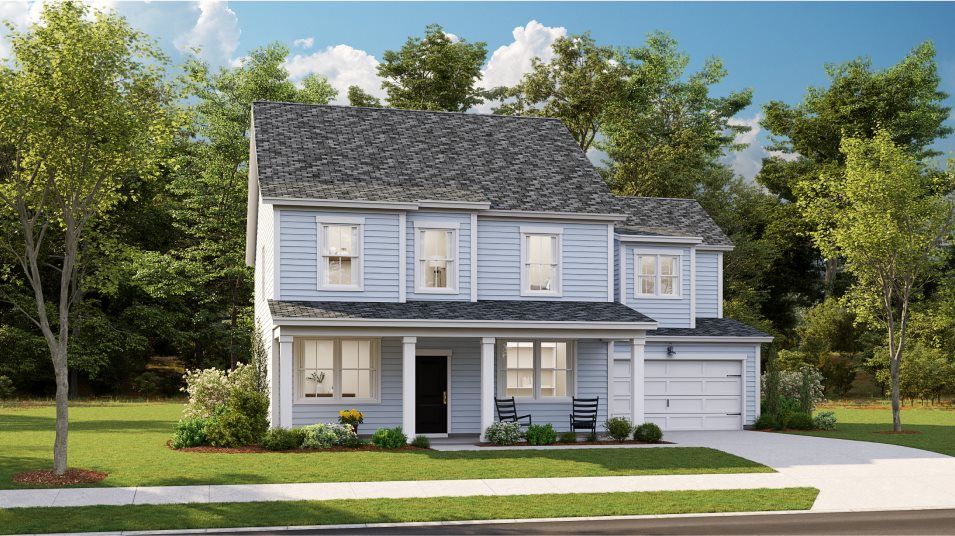 Elevation N6 - Waterside-at-Lakes-of-Cane-Bay Waterfront Coastal