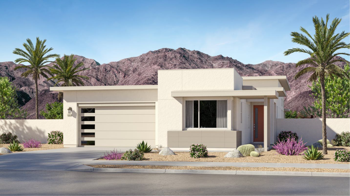 Elevation A - Modern home exterior image