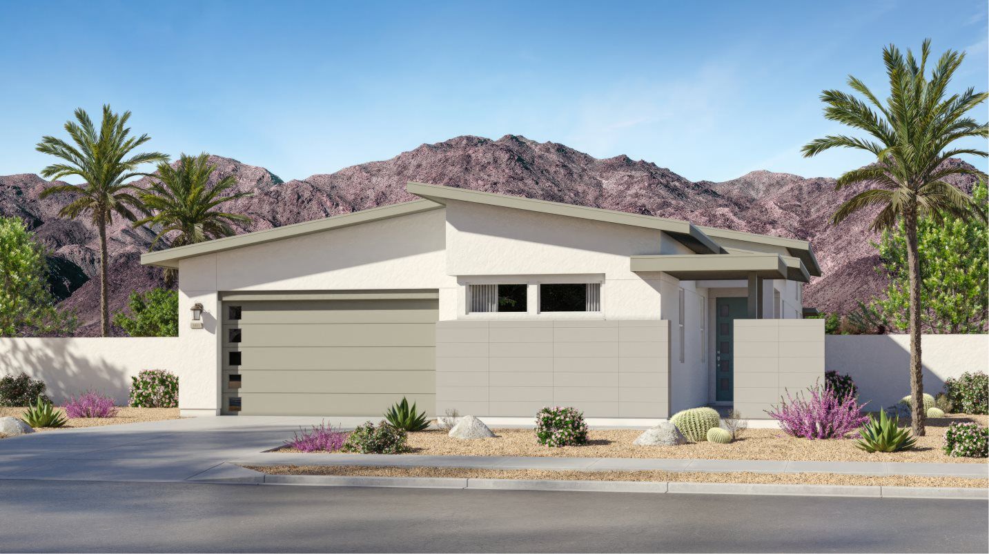 Elevation B - Modern home exterior image