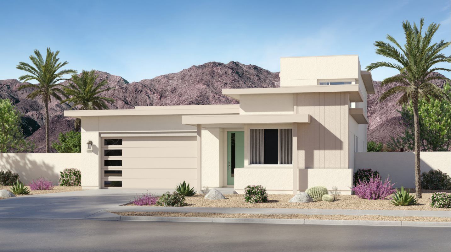 Elevation A - Modern-style home image