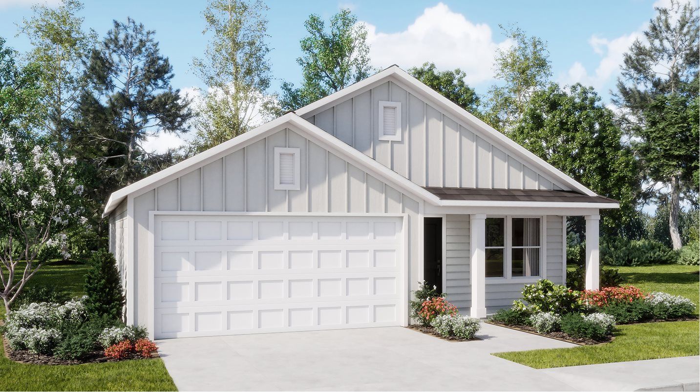 Elevation D - exterior rendering