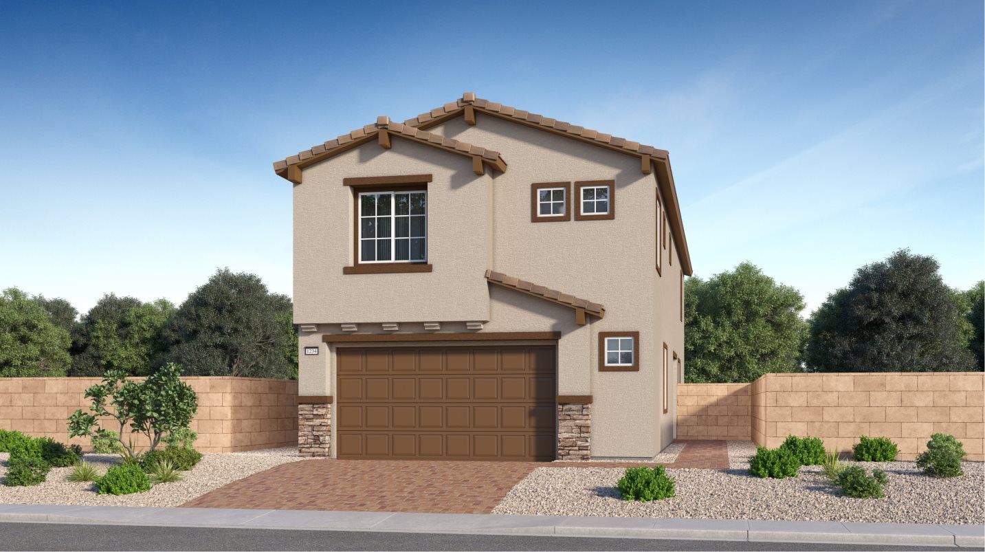 Elevation A - Lucere Inspirada Mike exterior A