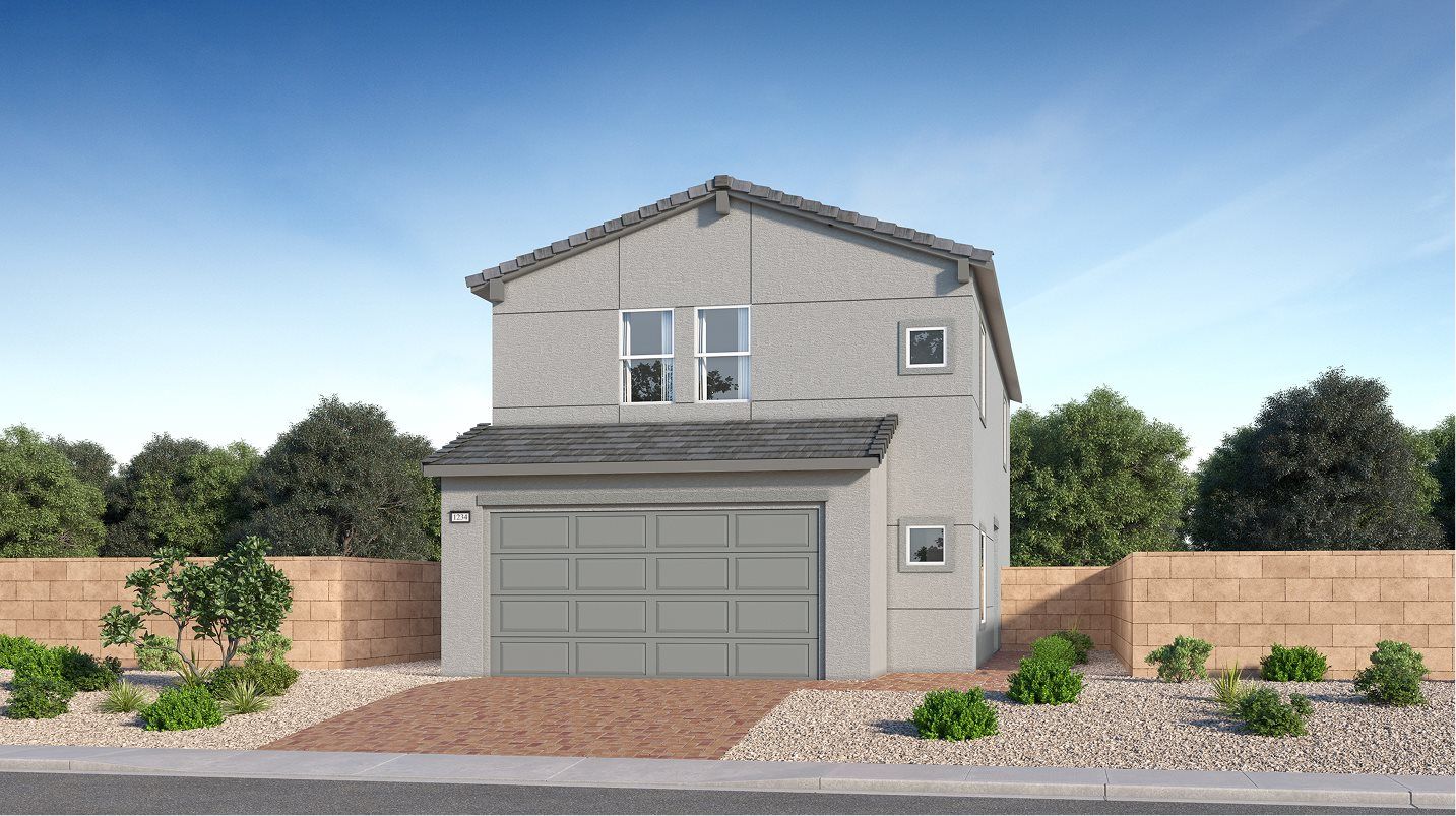 Elevation A - Parkside exterior A rendering