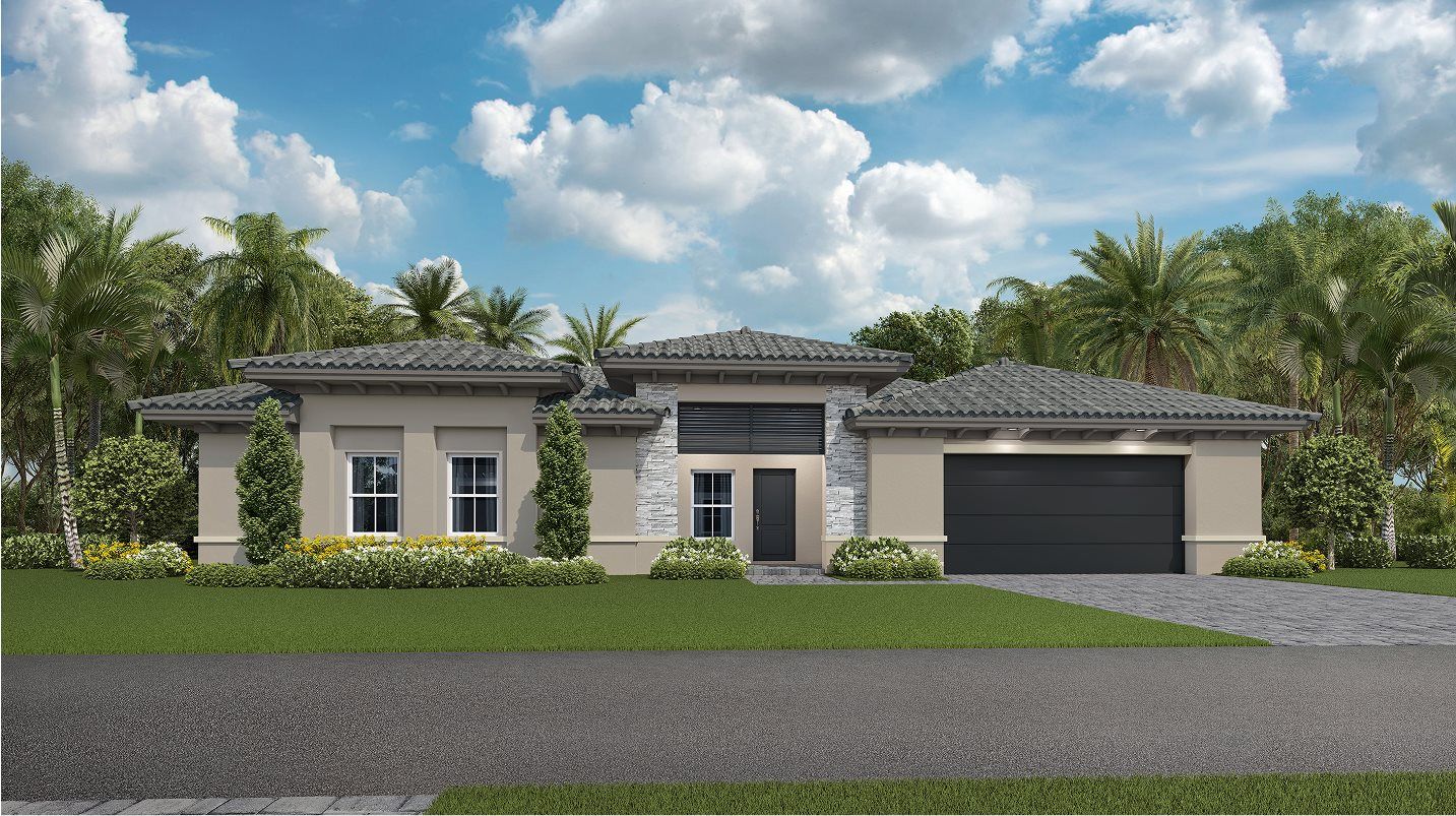 Elevation A - exterior rendering