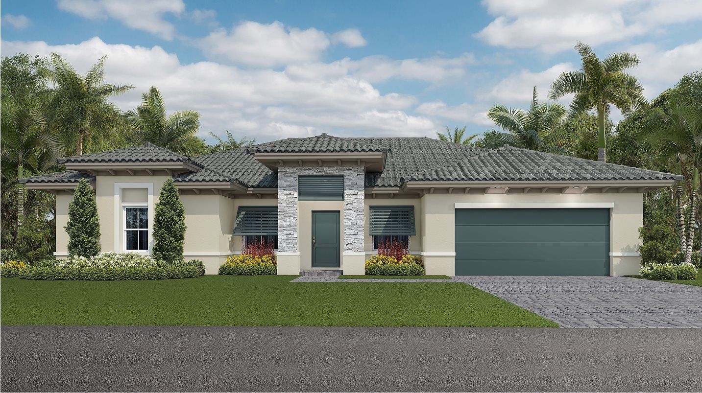 Elevation A - exterior rendering