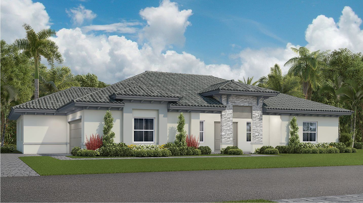 Elevation A - exterior rendering