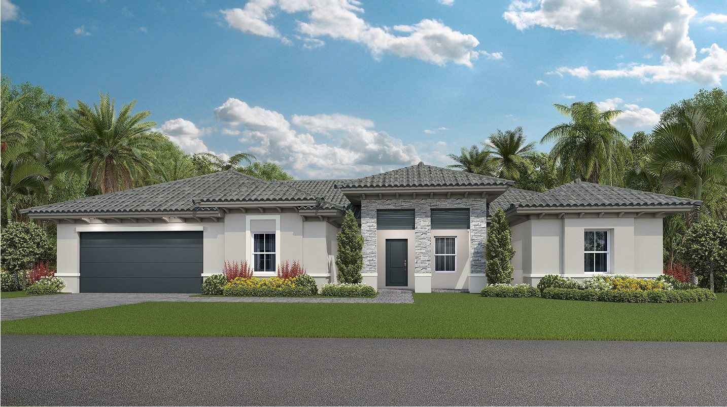 Elevation A - exterior rendering
