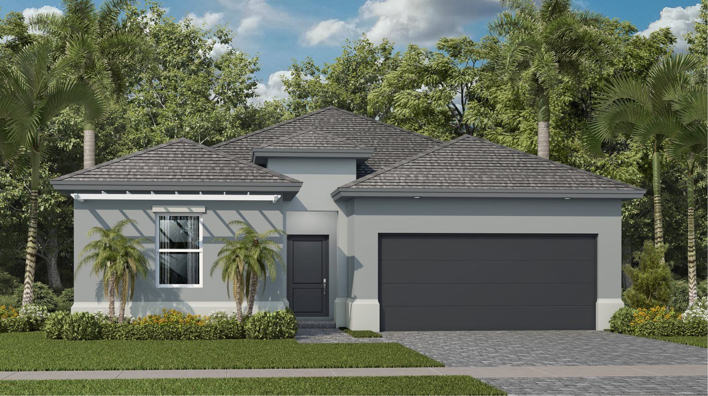 Elevation A1 - exterior rendering
