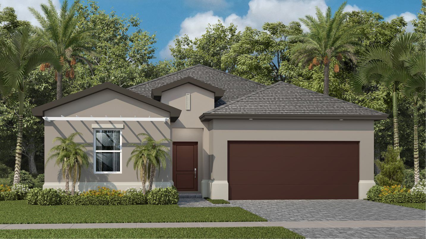 Elevation B1 - exterior rendering