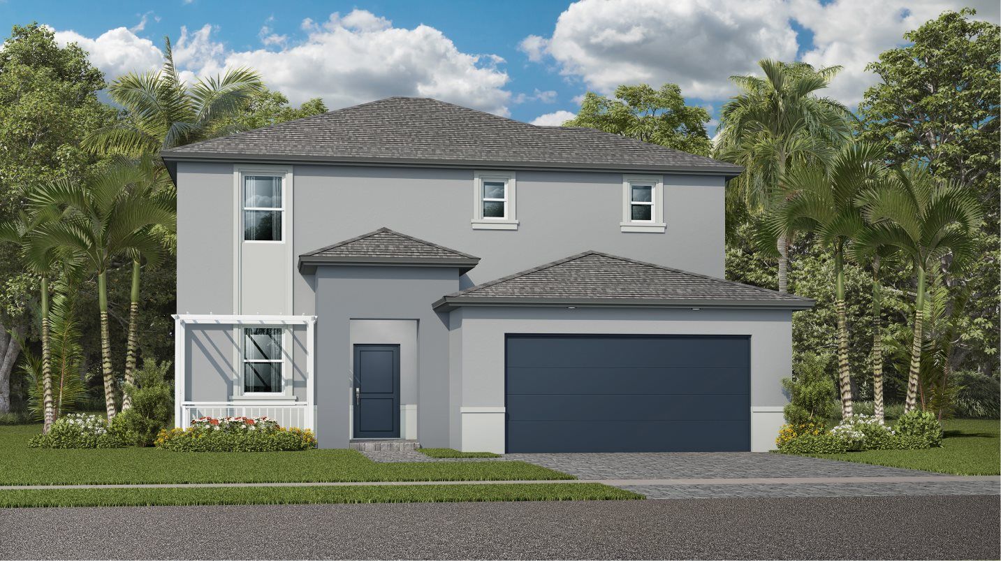 Elevation A1 - exterior rendering