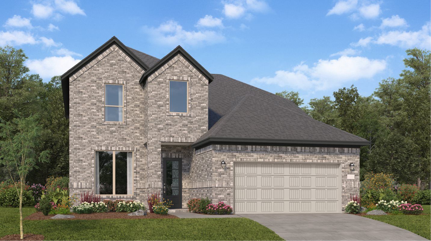 Elevation A - Memorial Exterior A