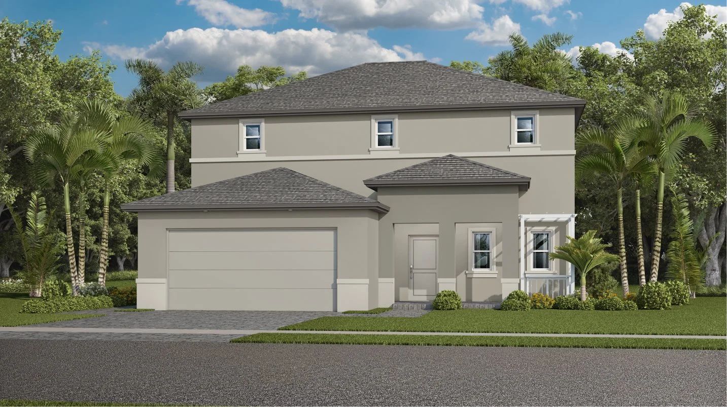 Elevation A1 - exterior rendering
