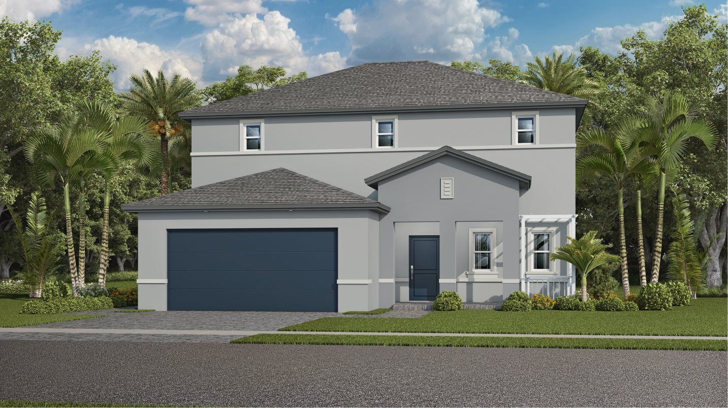 Elevation B1 - exterior rendering