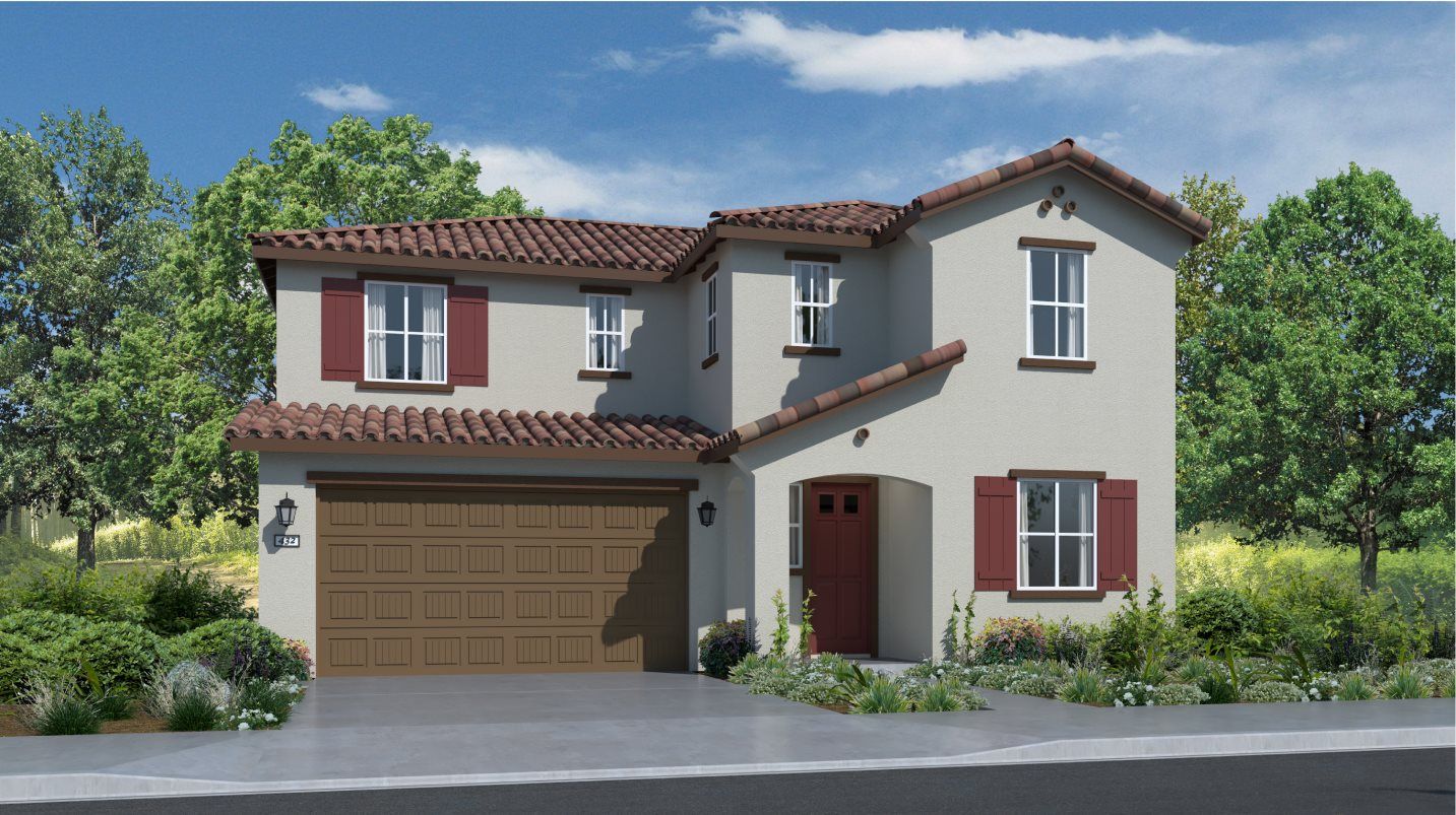 Elevation A - Residence 2704 Spanish