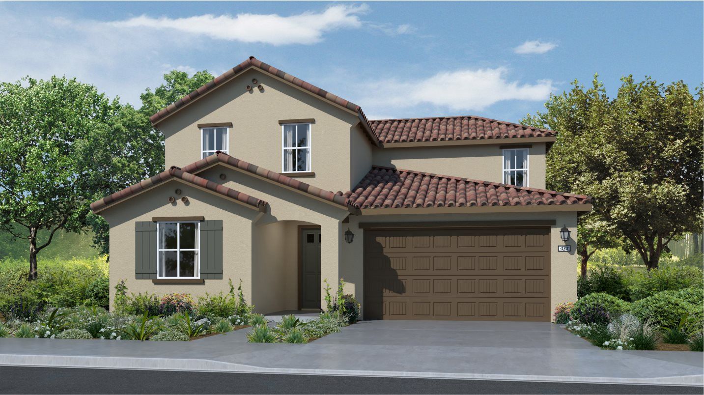 Elevation A - Residence 2307 Spanish