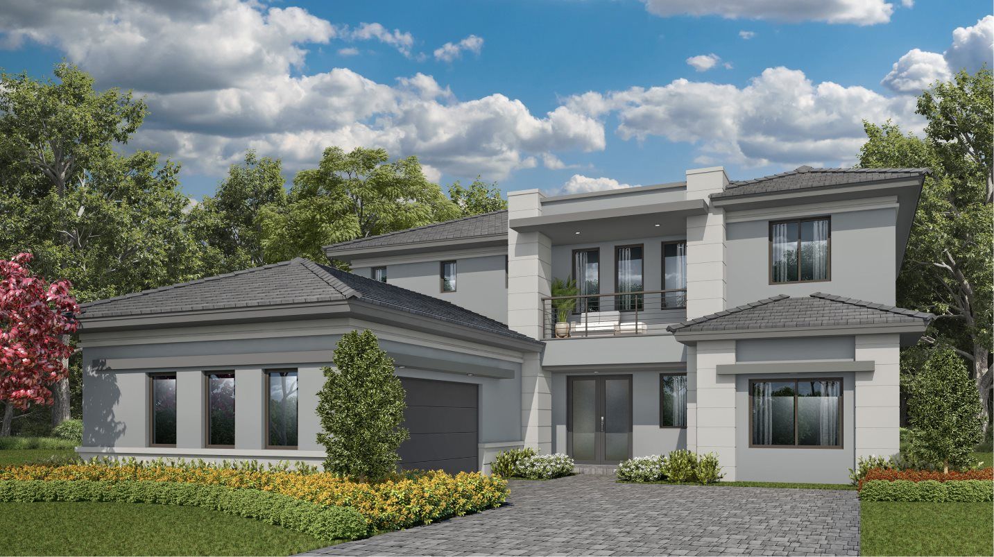 Elevation A - Exterior Rendering
