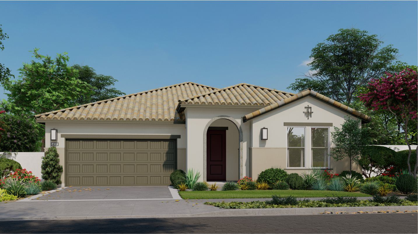 Elevation C - Exterior C - Santa Barbara home