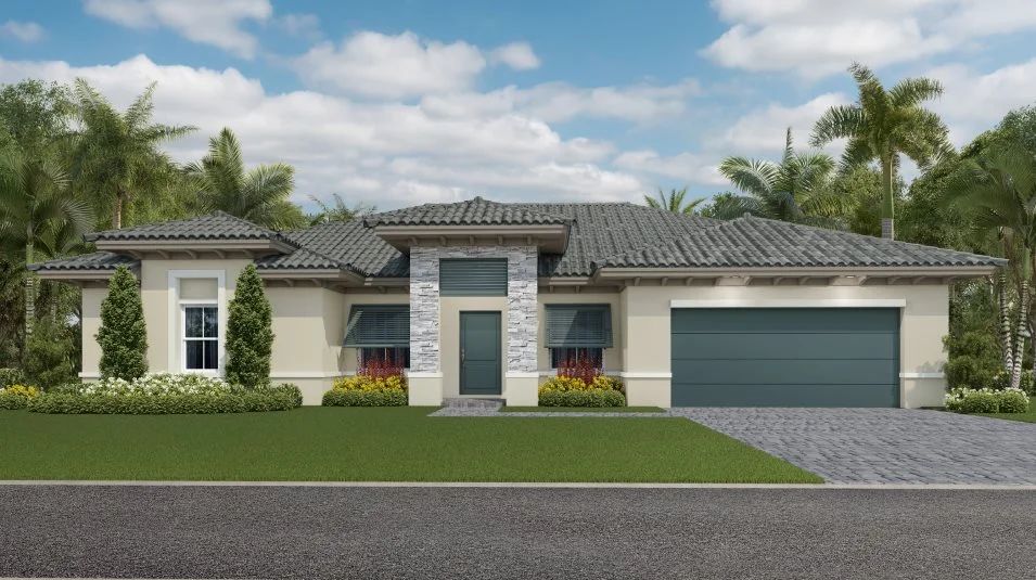 Elevation A - Exterior Rendering