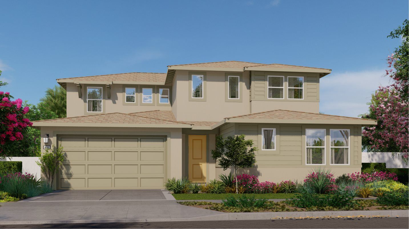 Elevation B - Elevation B - Progressive Monterey home exterior