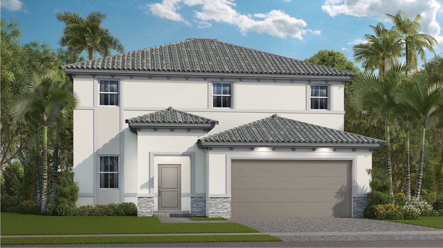 Elevation A - exterior rendering