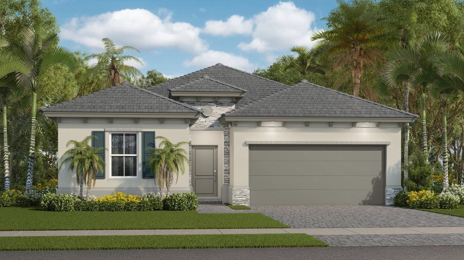 Elevation A - Exterior Rendering