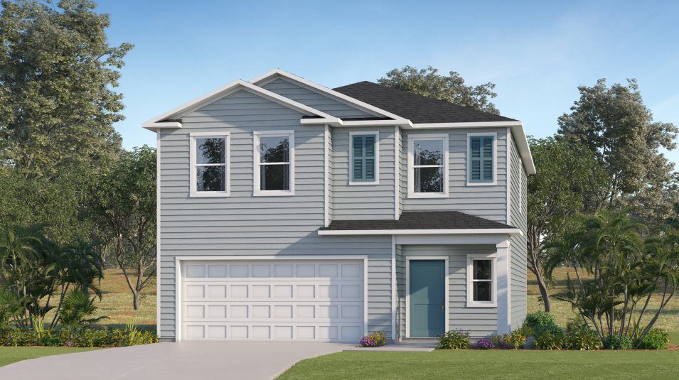 Elevation D - A traditional-inspired exterior