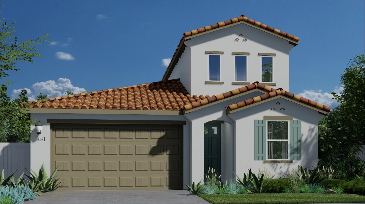 Elevation A - Residence 2127 Spanish
