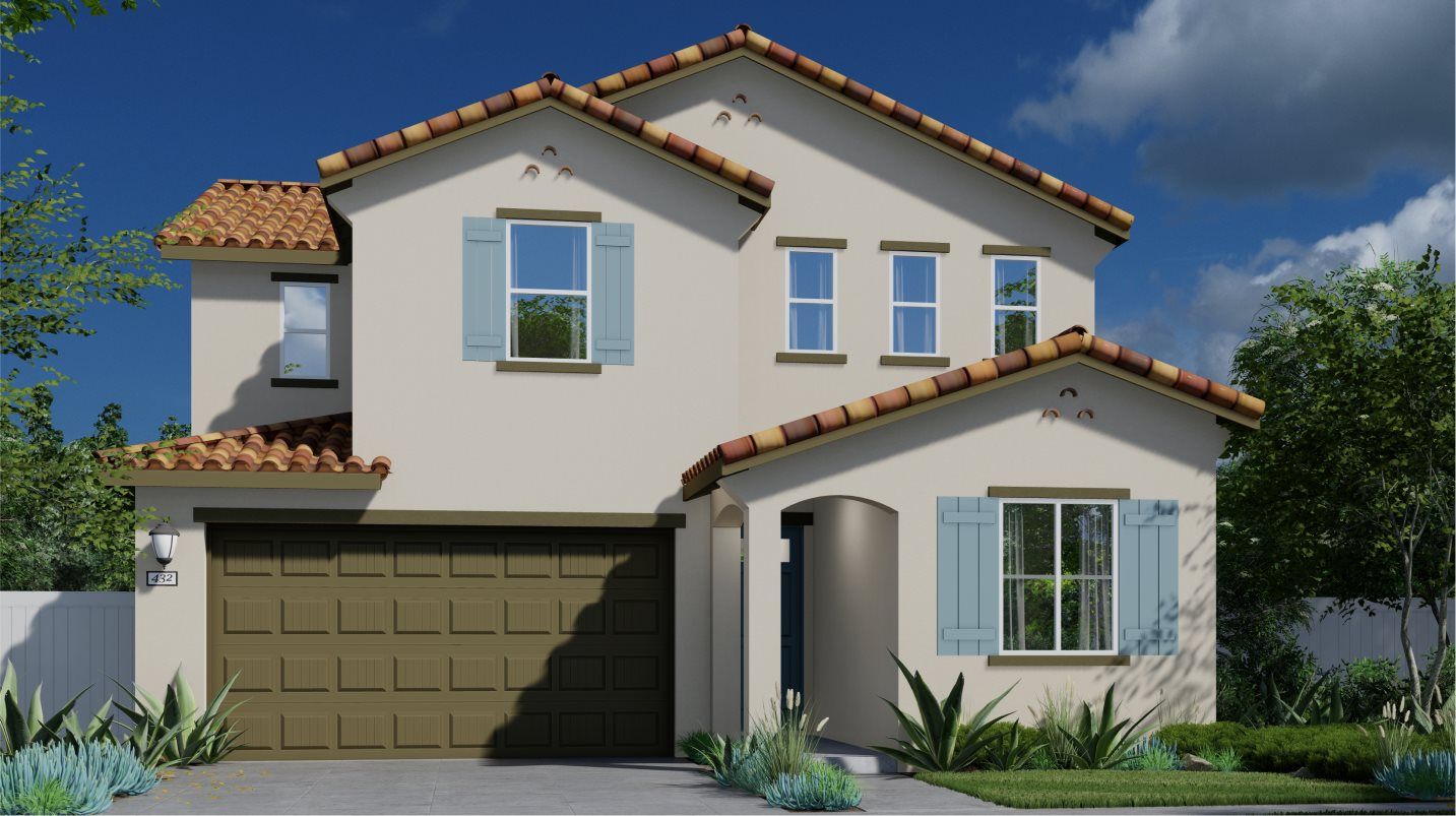 Elevation A - Residence 2386 Spanish
