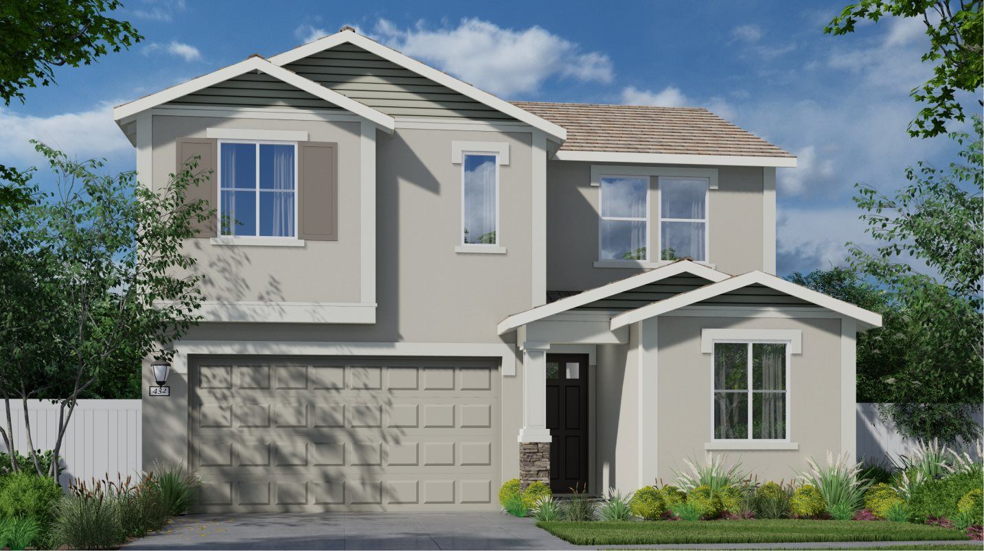 Elevation B - Residence 2612 Traditional