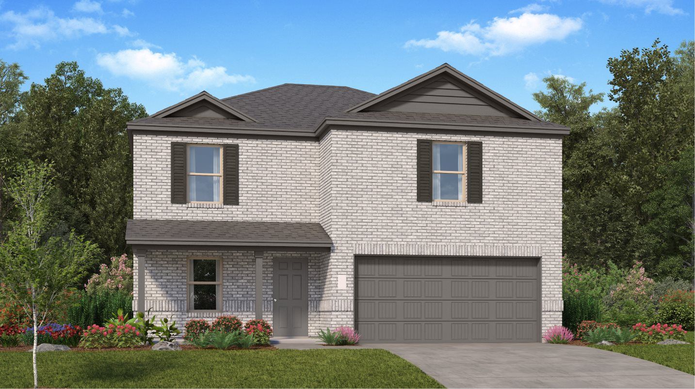 Elevation A - Nora TX Exterior A