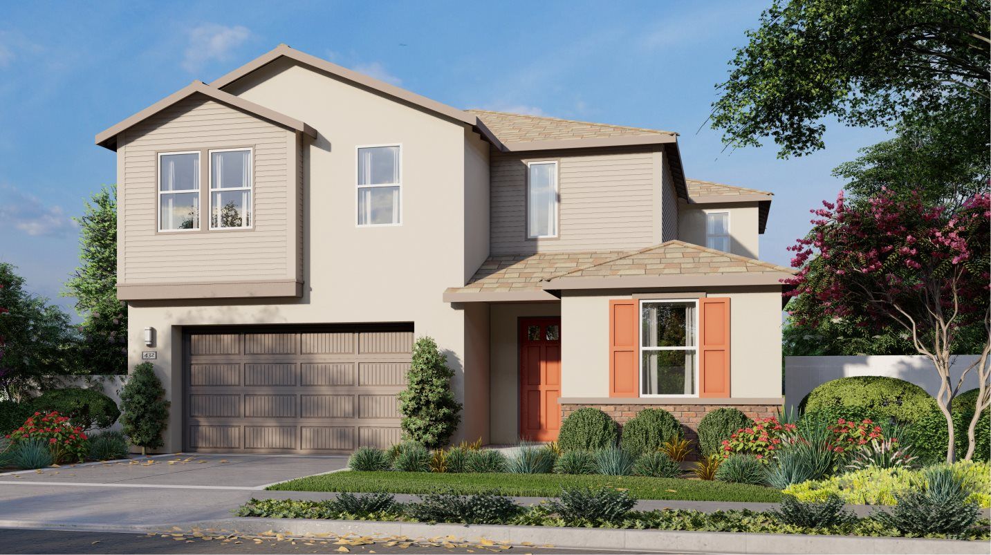 Elevation C - Residence 2463 Elevation C - Progressive Tradition