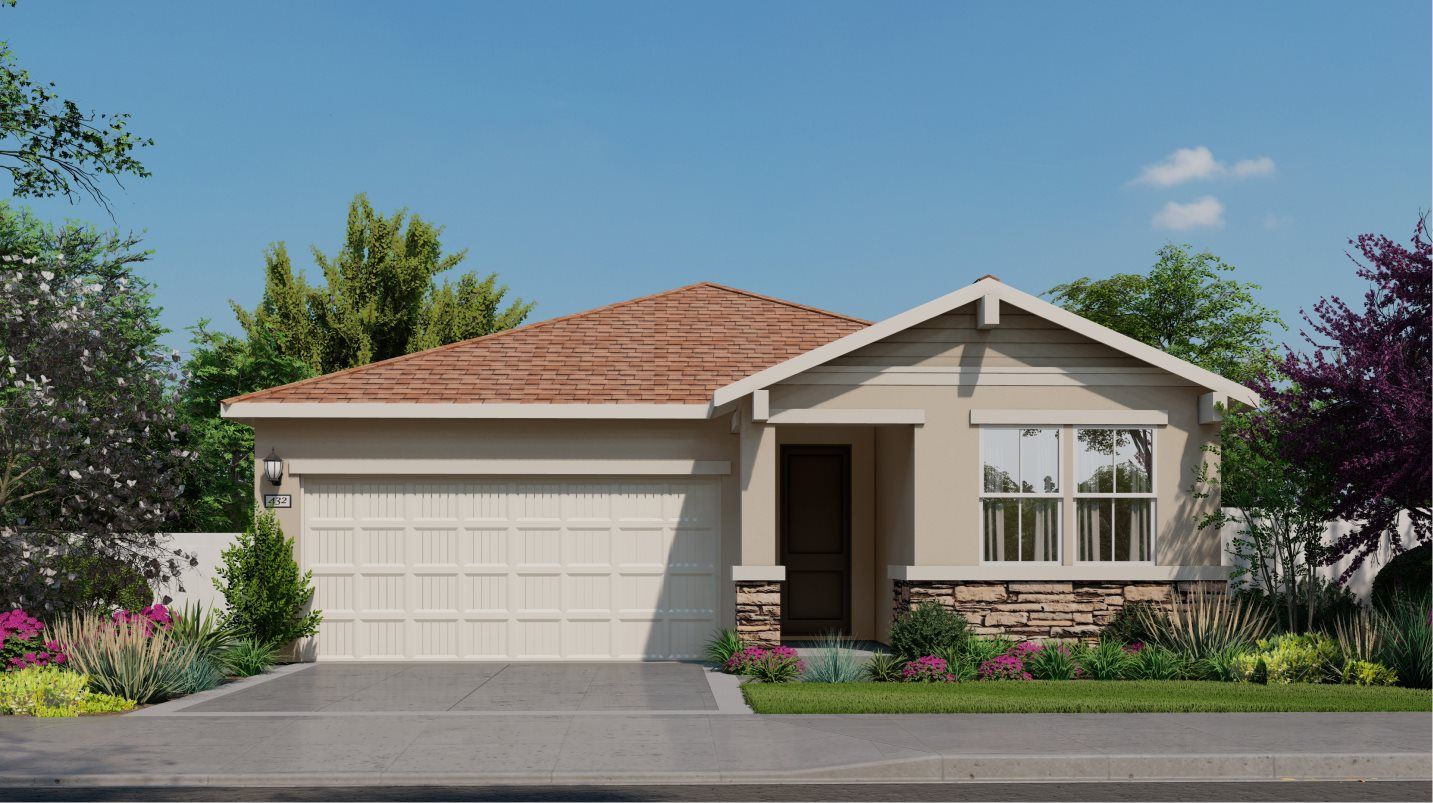Elevation A - Residence 1596 Exterior A Mediterranean Revival