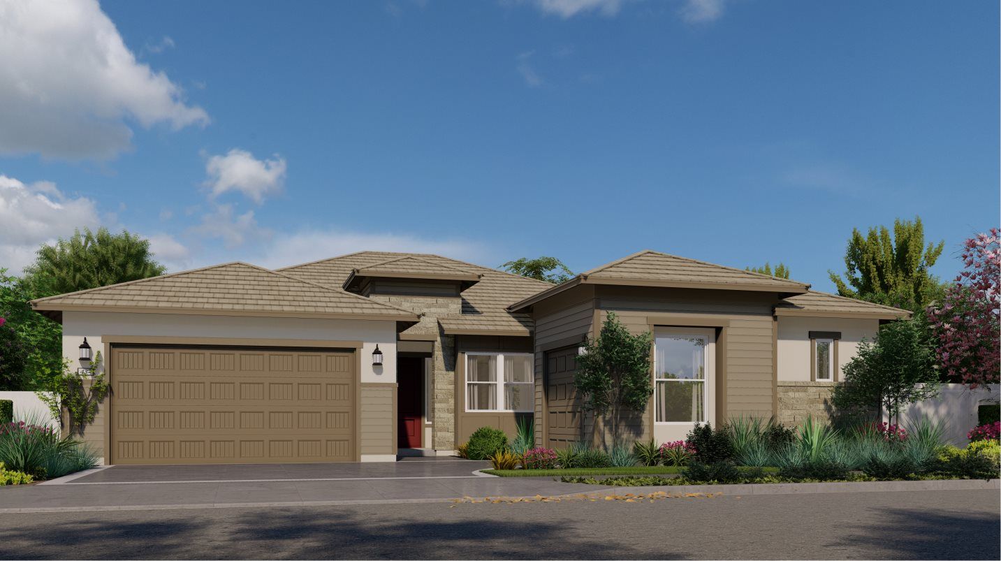 Elevation B - Exterior B - Artisan Prairie home