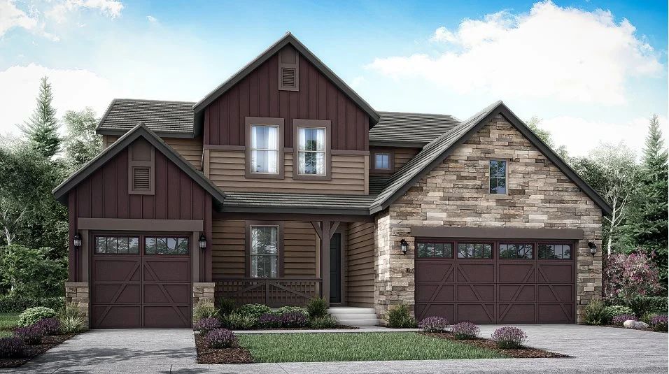 Elevation FH - Red Rocks Ranch Superhome Farmhouse