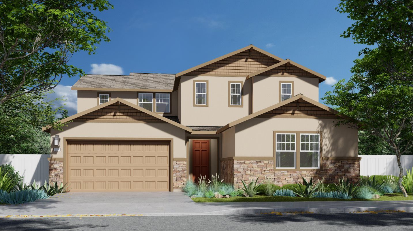 Elevation A - Residence 3308 Elevation A - Craftsman