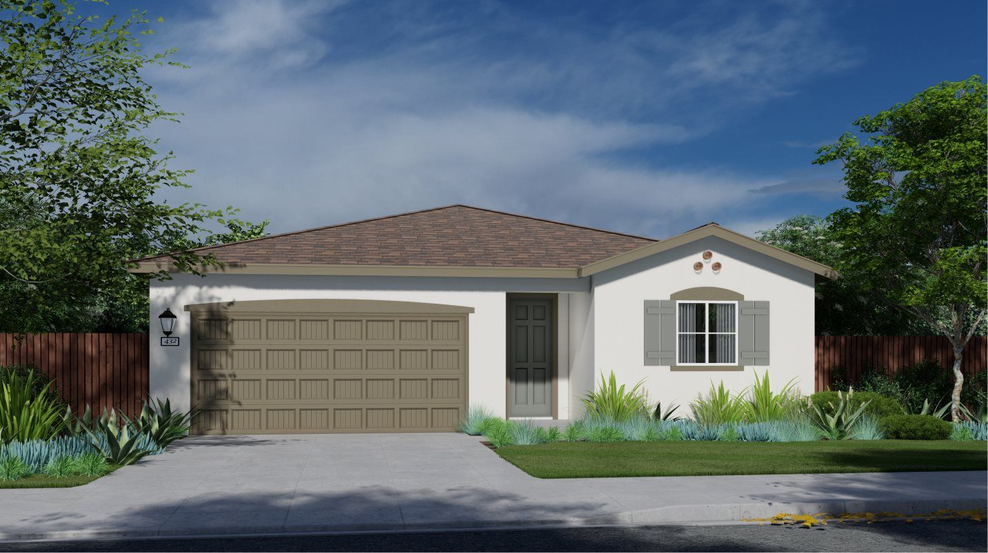 Elevation A - Residence 1765 Elevation A - Spanish