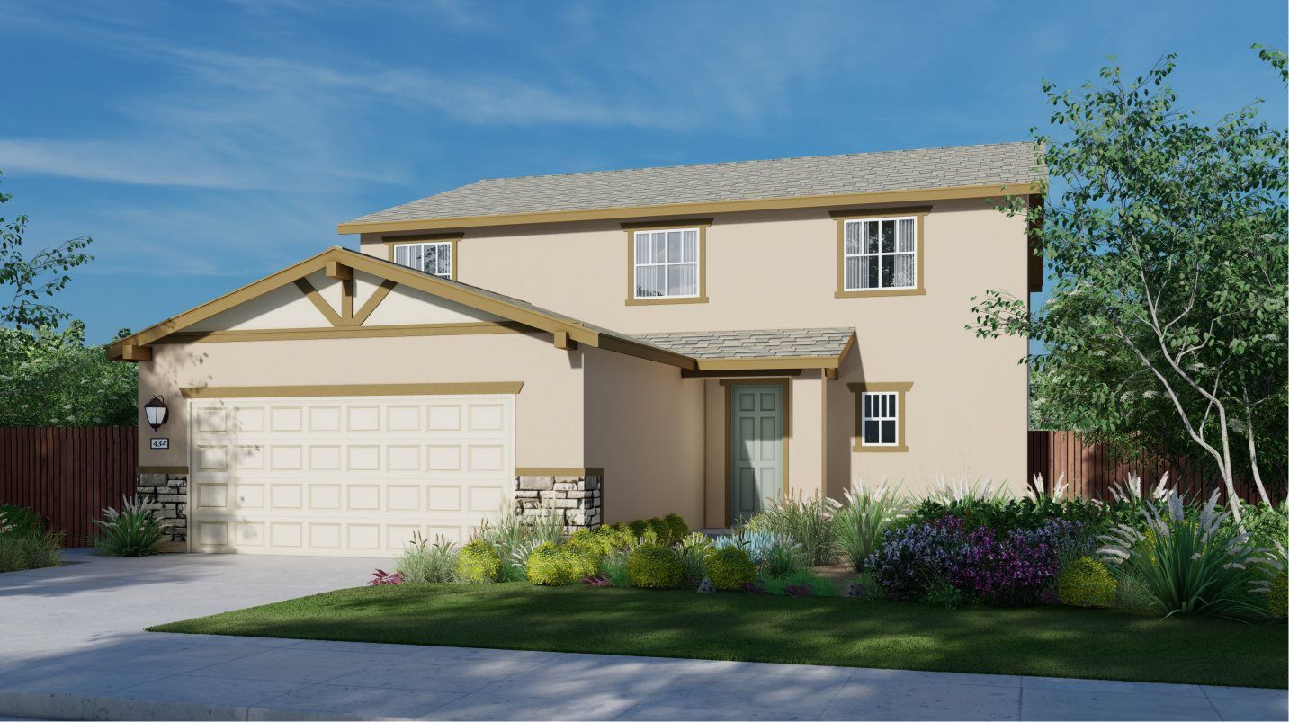 Elevation B - Residence 2966 Elevation B - Craftsman