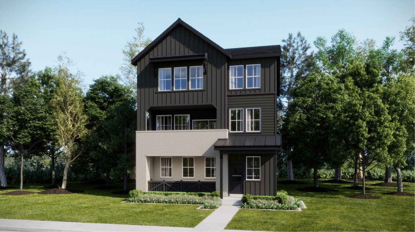 Elevation CF - Colorado Farmhouse