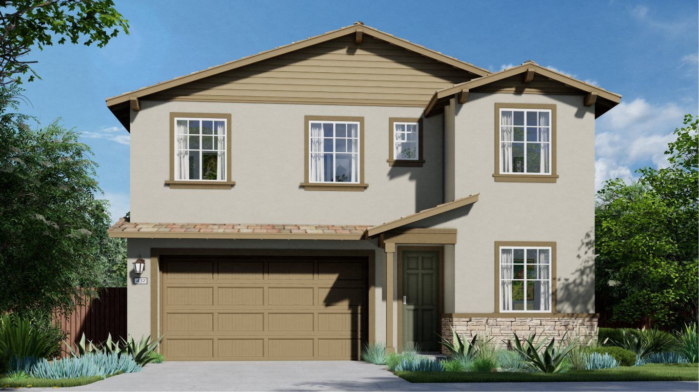 Elevation D - Residence 2024 Elevation D - Early California Ranc