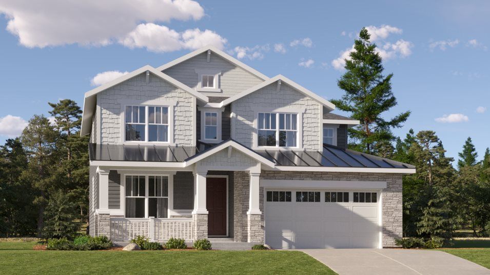 Elevation CR - Craftsman home exterior