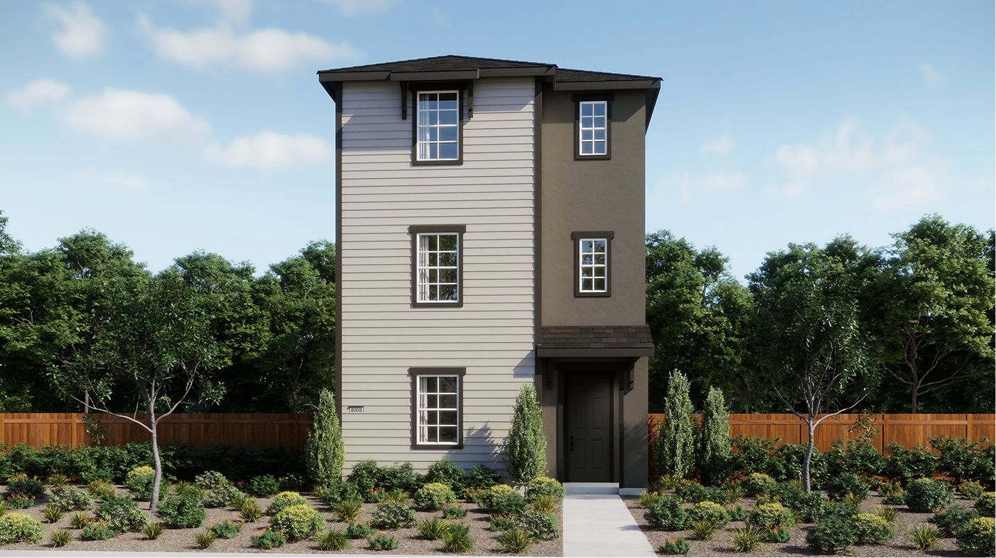 Elevation A - Exterior A - Traditional home exterior