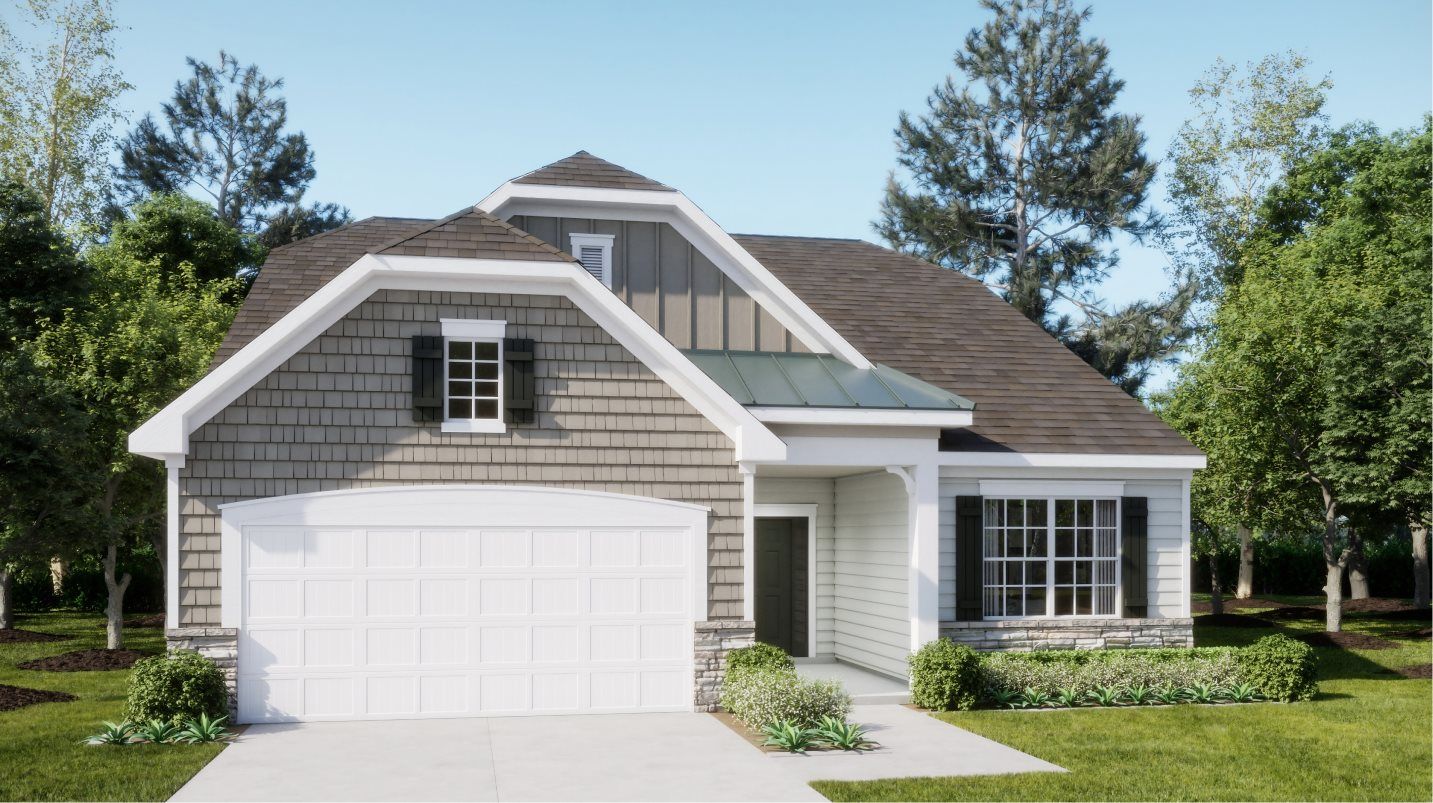 Elevation D - Cambridge II Exterior D