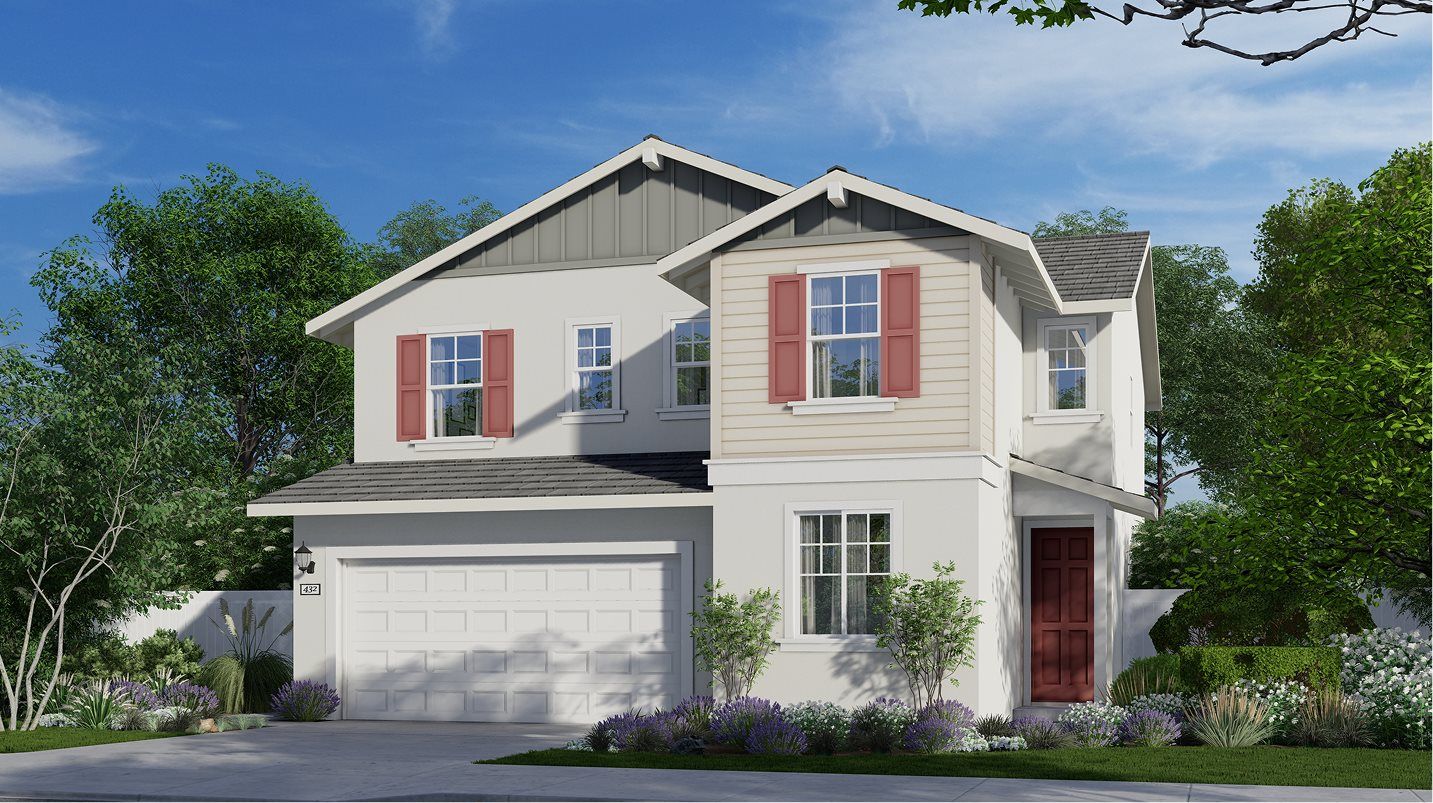 Elevation C - Exterior C – Farmhouse home