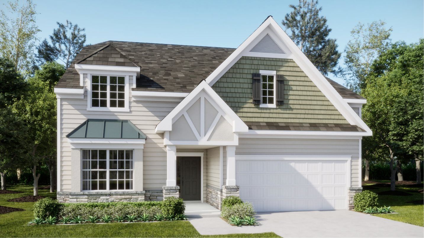 Elevation F - Dorchester II Exterior F