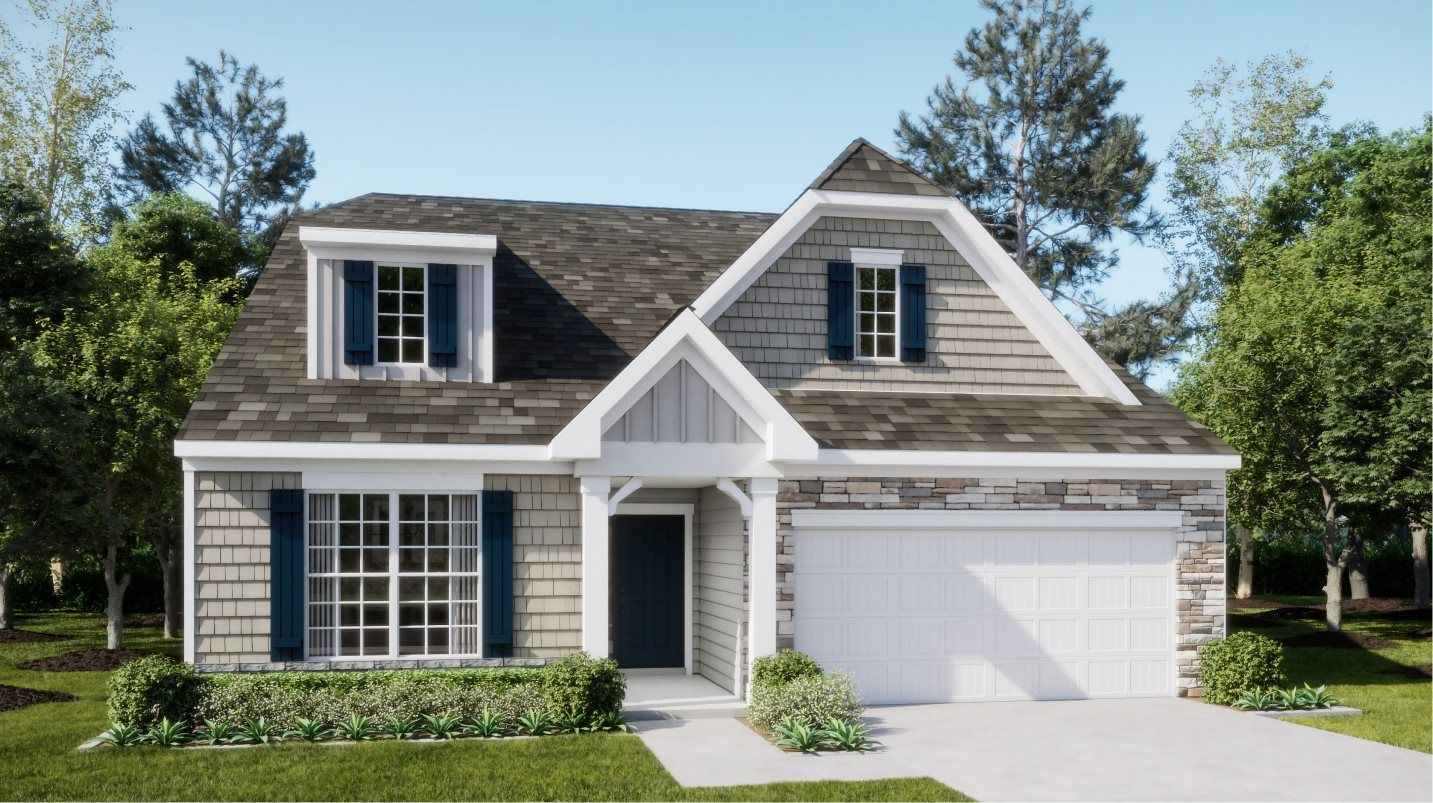 Elevation D - Dover II Exterior D