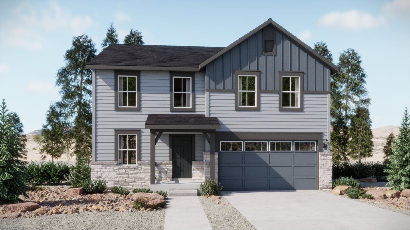 Elevation FH - Farmhouse Richmond home exterior