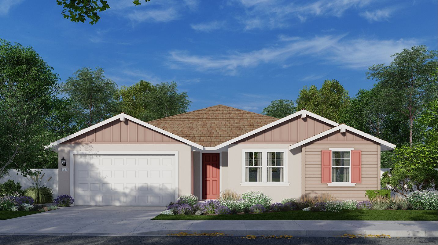 Elevation C - Exterior C – Farmhouse home