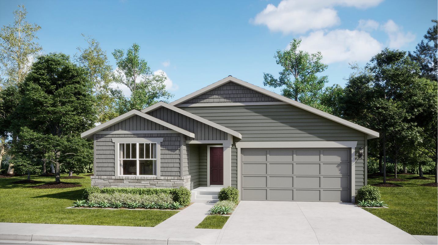 Elevation CR - Craftsman home