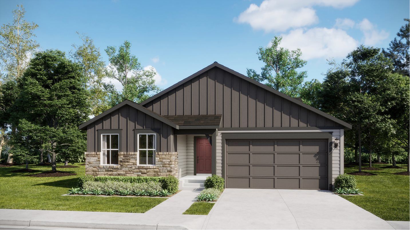 Elevation FH - Farmhouse home